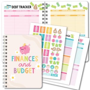 Monthly Budget Planner | 2025-2026 | Calendars & Planners - Retro